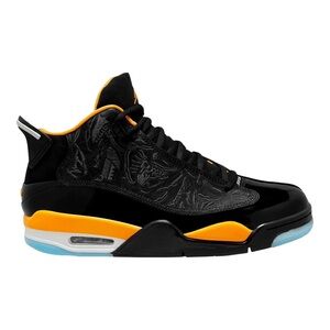 11C Jordan Kids Sub Zero Black and Yellow Sneakers